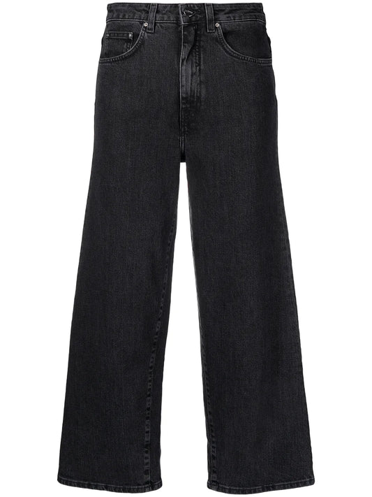 High-Waisted Wide-Leg Jeans