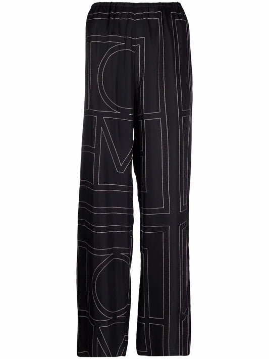 Monogram Silk Bottoms