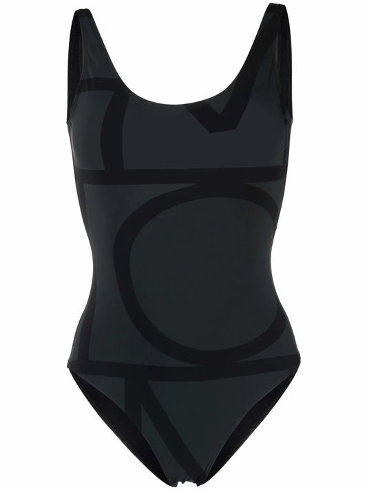 Monogram Low-Back Swimsuit