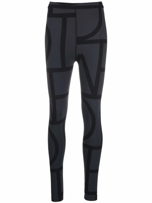 Monogram Two-Tone Leggings
