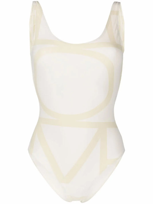 Logo-Print Swimsuit