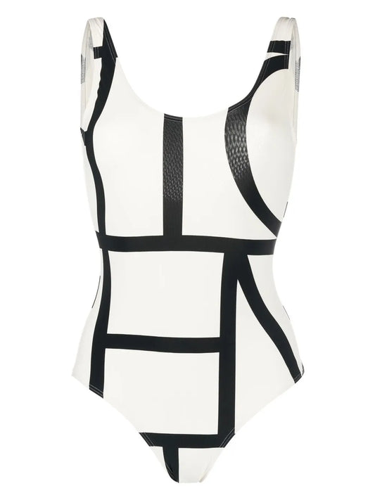 Monogram One-Piece Swimsuit