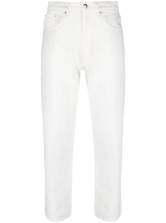 Cropped Straight-Leg Jeans