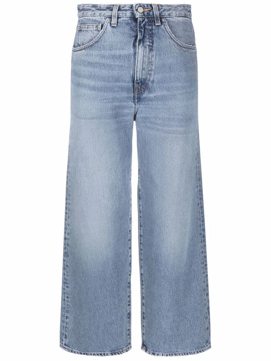 High-Waisted Wide-Leg Jeans
