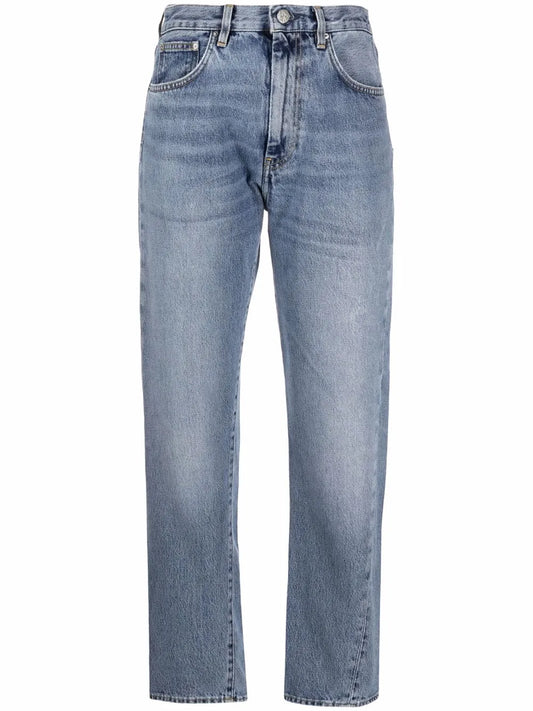 Twisted-Seam Straight Jeans