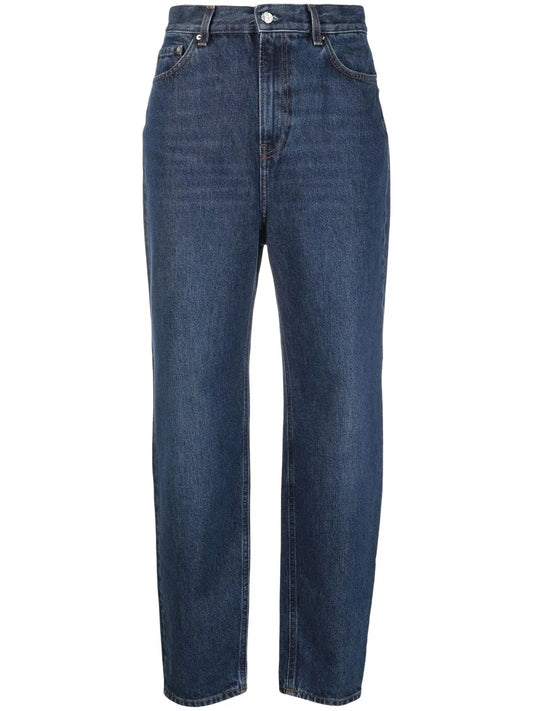 High-Waist Boyfriend Jeans
