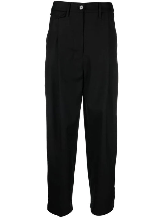 High-Waisted Tailored Trousers
