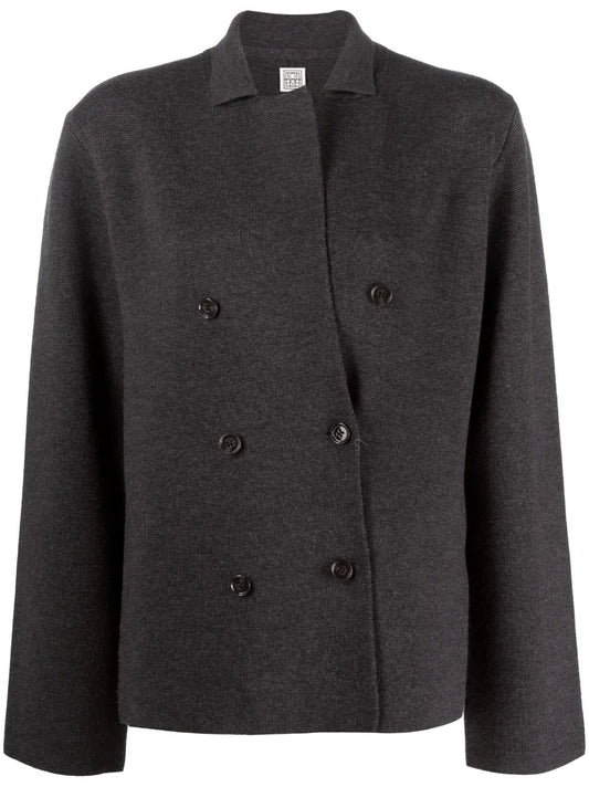 Single-Breasted Houndstooth Blazer