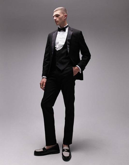 Slim Tuxedo Suit Trouser