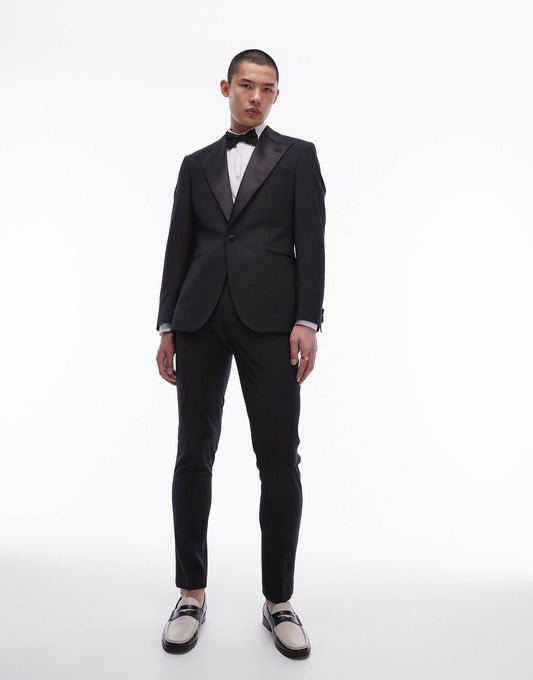 Skinny Premium Wool Rich Tux Trousers