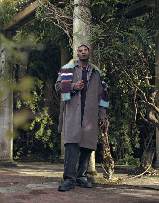 Oversized Belted Car Coat