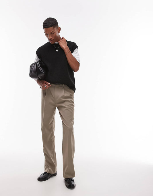 Highwaist Relaxed Suit Trousers
