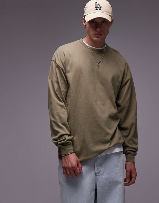 Oversized Fit Long Sleeve T-Shirt