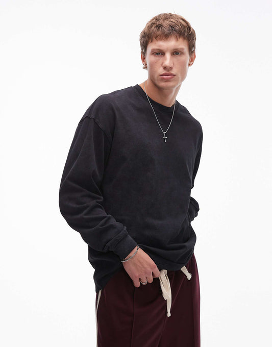 Oversized Fit Long Sleeve T-Shirt