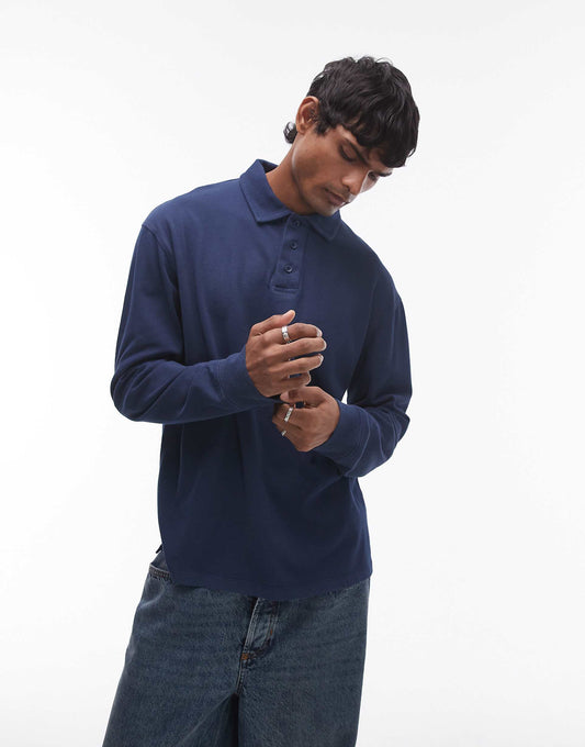 Long Sleeve Polo