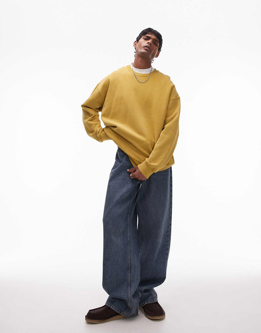 Washed Oversized Sweatshirt