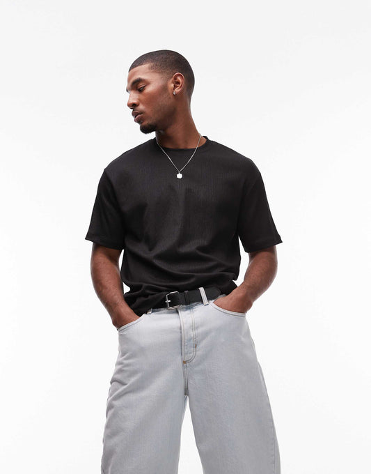 Oversized Fit Coated T-Shirt