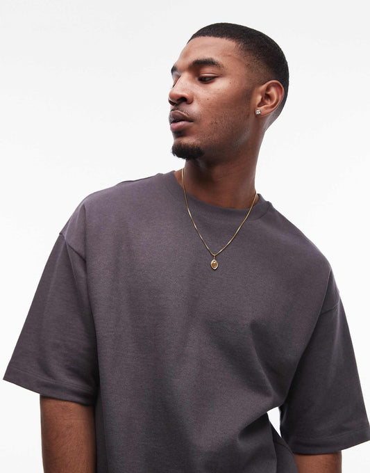 Oversized Fit Linen Blend Short