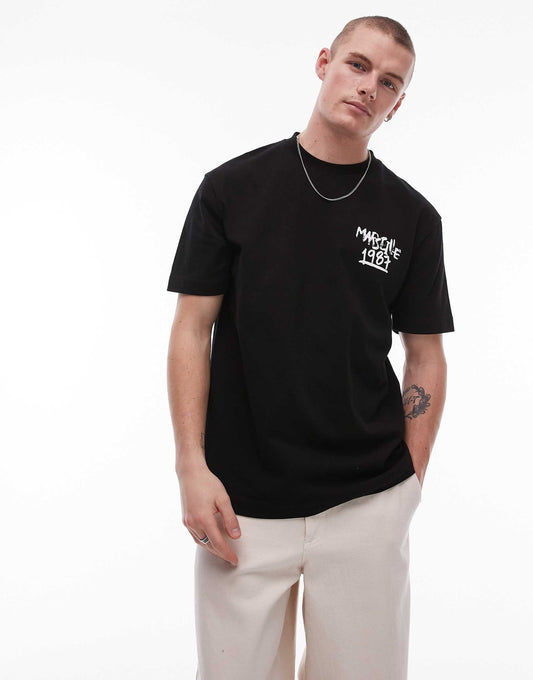 Oversized Fit T-Shirt With Marseille Print