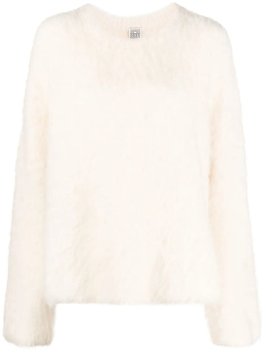 Textured Alpaca Wool-Blend Jumper