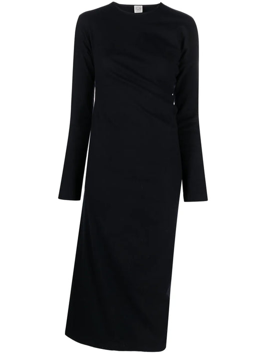 Long-Sleeve Maxi Dress