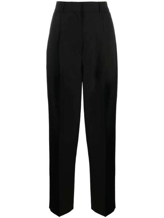 Double-Pleated Tailored Trousers