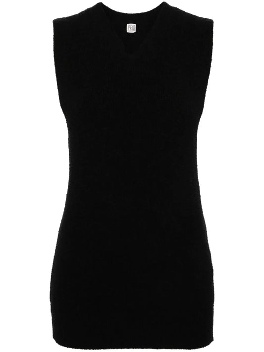 V-Neck Knitted Vest