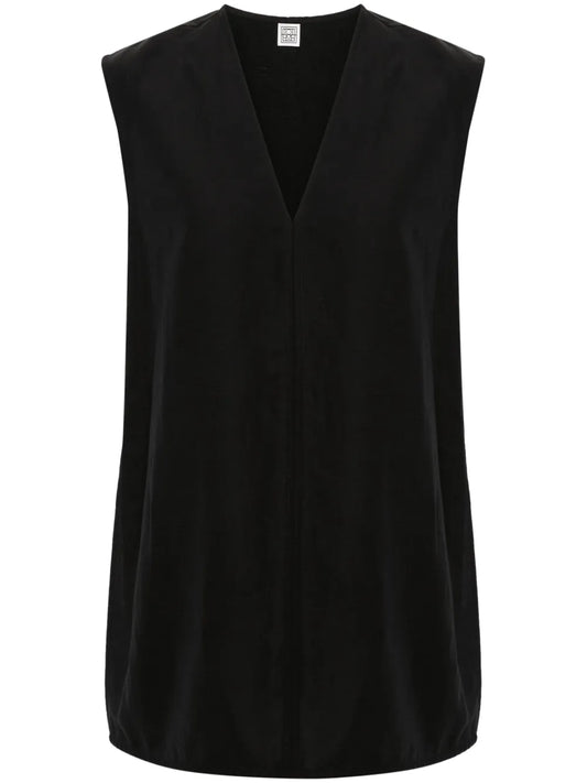 V-Neck Long-Length Vest