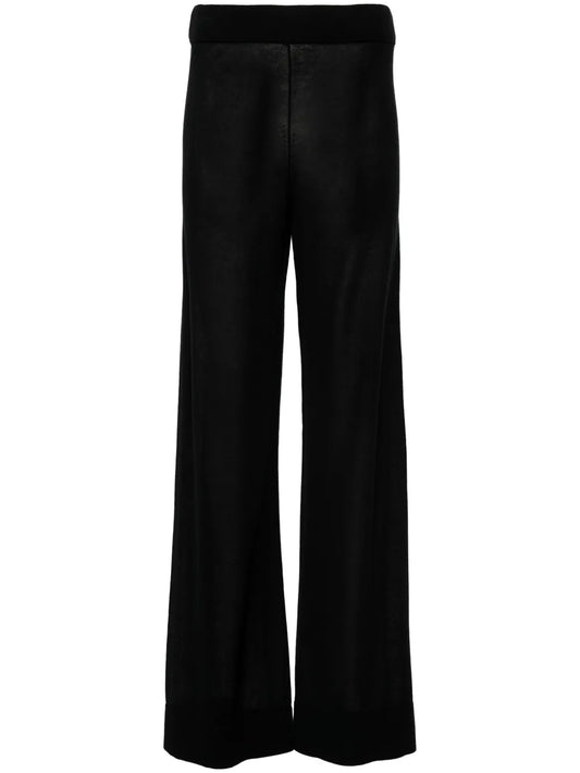 Fine-Knit Palazzo Pants