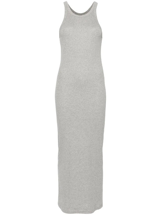 Fine-Ribbed Jersey Maxi Dress
