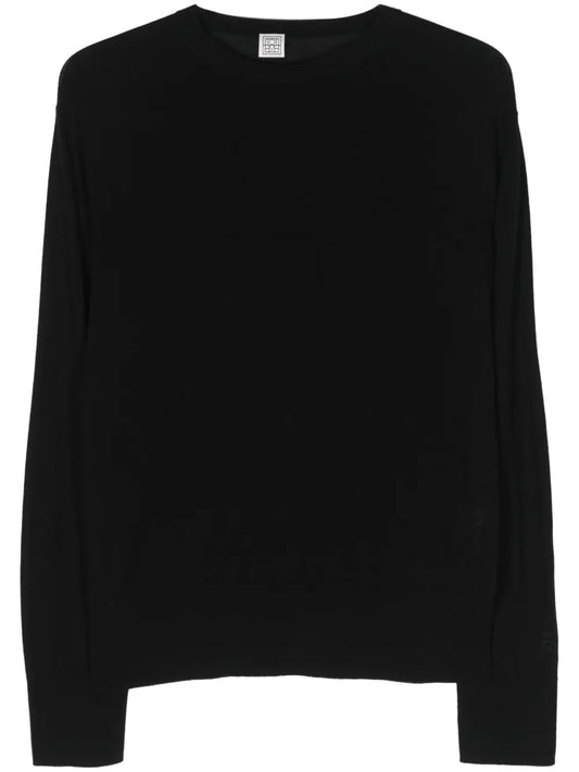 Crew-Neck Long-Sleeve Jumper