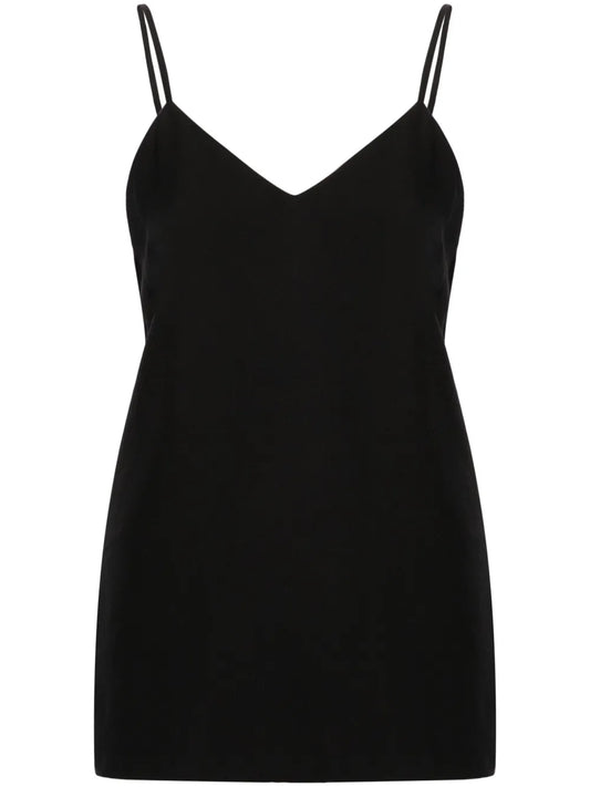 Crepe V-Neck Tank Top