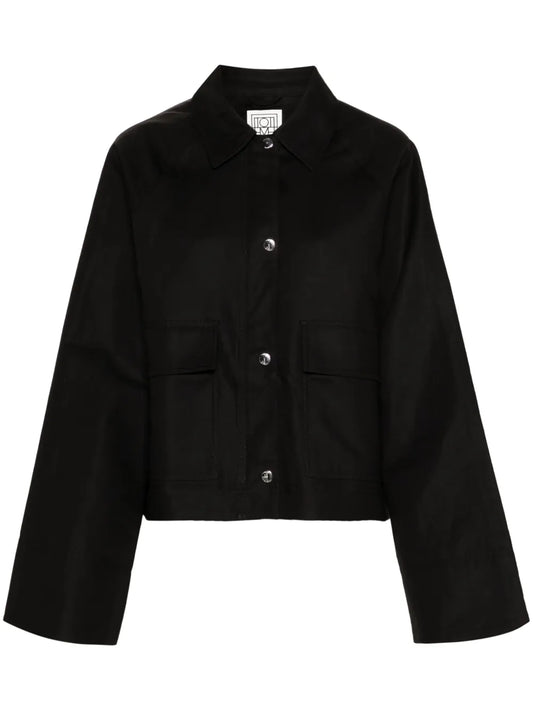 Organic Cotton Cropped Jacket