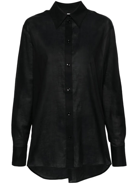 Long-Sleeves Buttoned Shirt