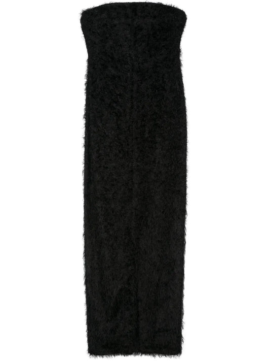 Strapless Fil-Coupé Dress
