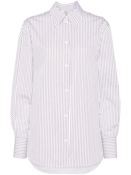 Wide-Sleeve Poplin Shirt