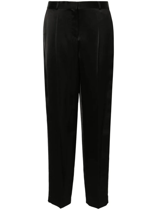 Low-Rise Satin Trousers