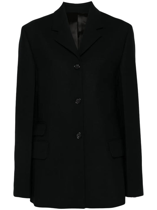 Straight Single-Breasted Blazer