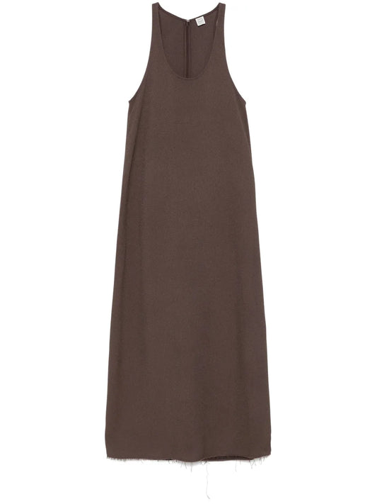 Scoop-Neck Maxi Dress