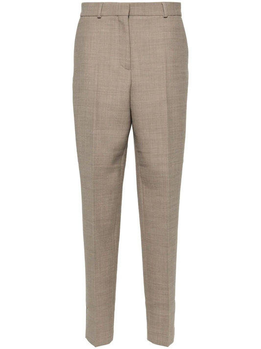 Mélange-Effect Trousers