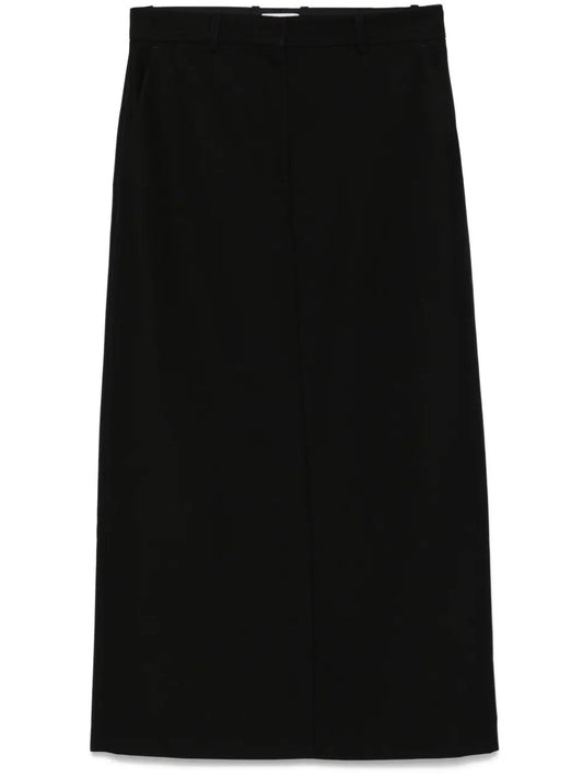 Low-Waist Straight Maxi Skirt