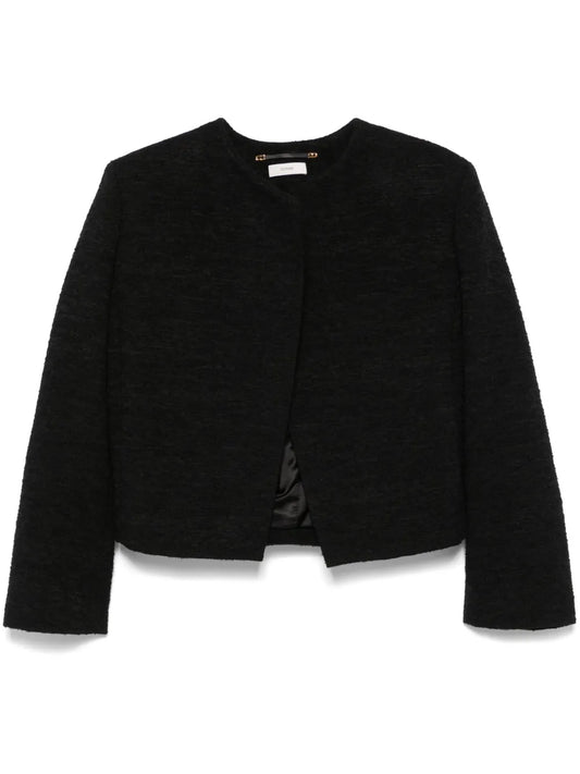 Cropped Bouclé Jacket