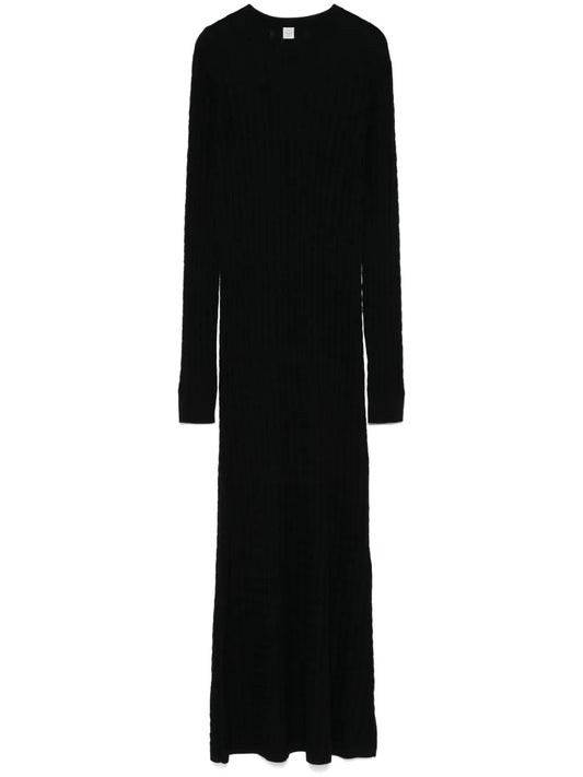 Cable-Knit Maxi Dress