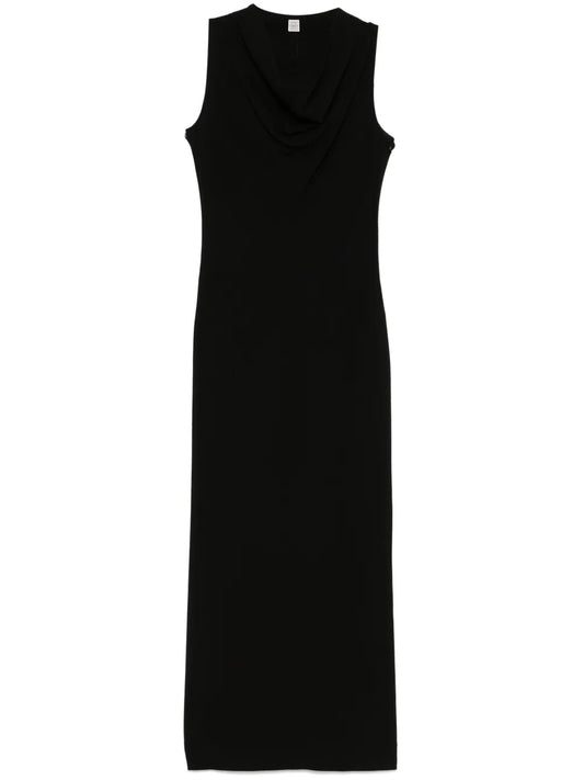 Cowl-Neck Maxi Dress