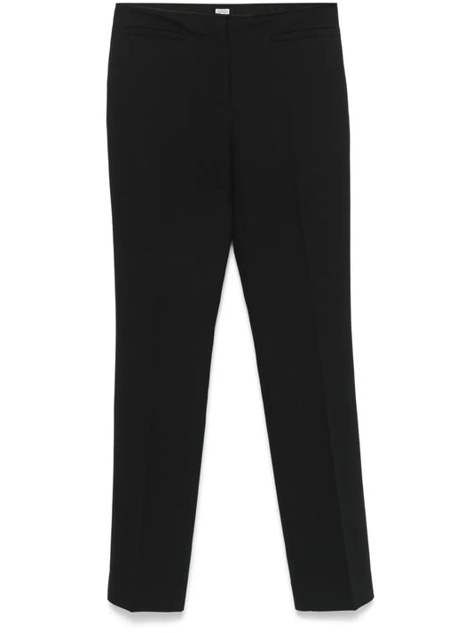 Low-Rise Stovepipe Trousers