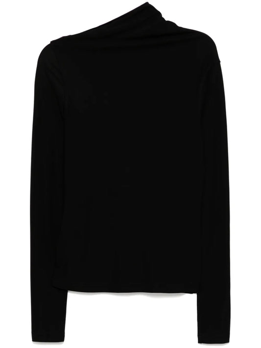 Draped Jersey Top