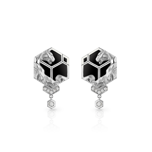 Hexagon Earrings