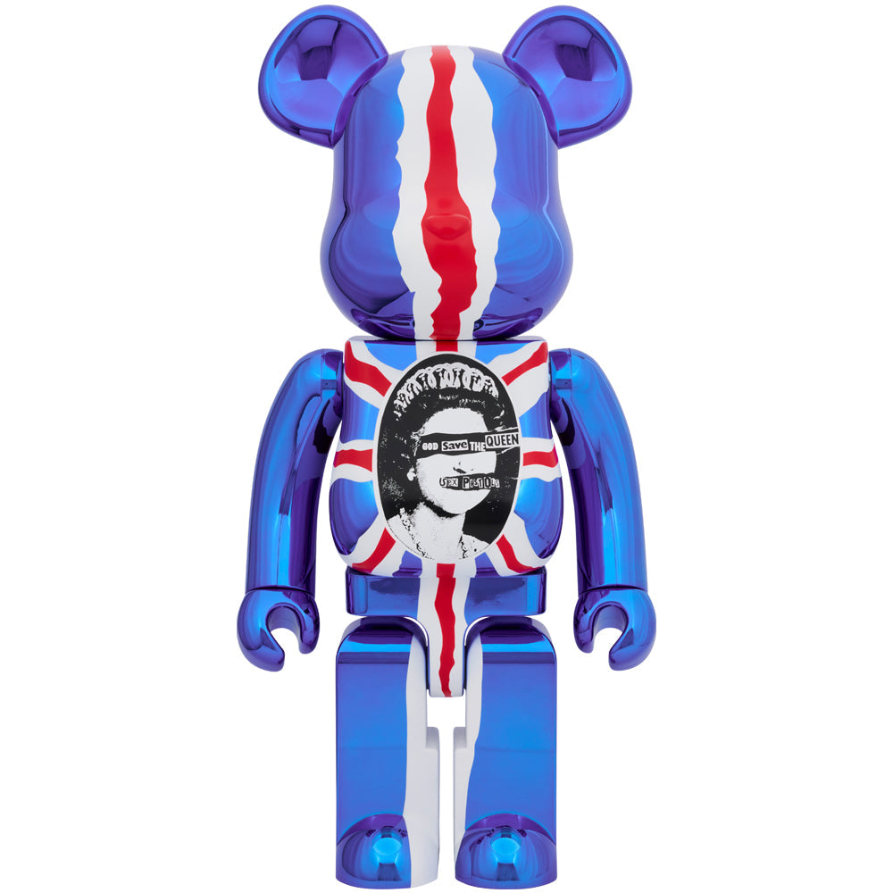 Medicom Be@Rbrick Sex Pistols "God Save The Queen" Chrome Ver.