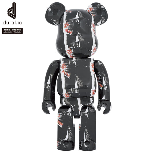 Medicom Be@Rbrick Andy Warhol X The Rolling Stones "Sticky Fingers"