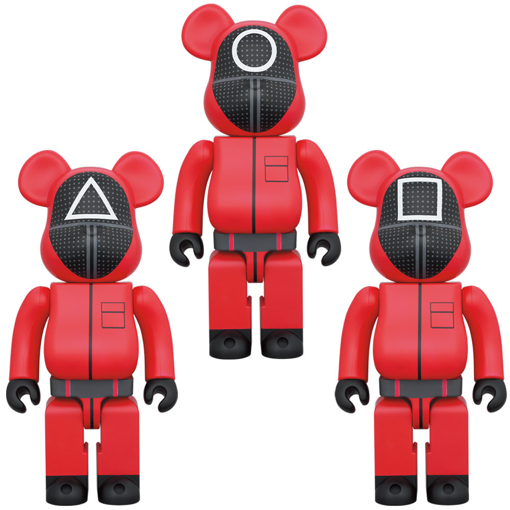 Medicom Be@Rbrick Squid Game (Squid Game) Guard "○/△/□"